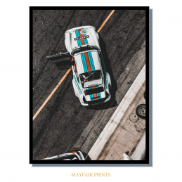 Poster A4 - Martini Porsche